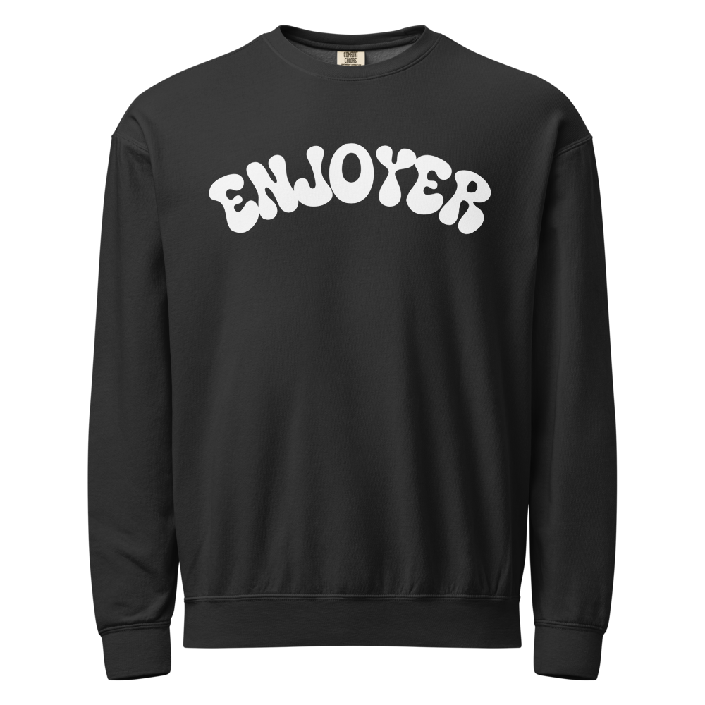 Joyful Enjoyer Women's Sweatshirt Retro Font