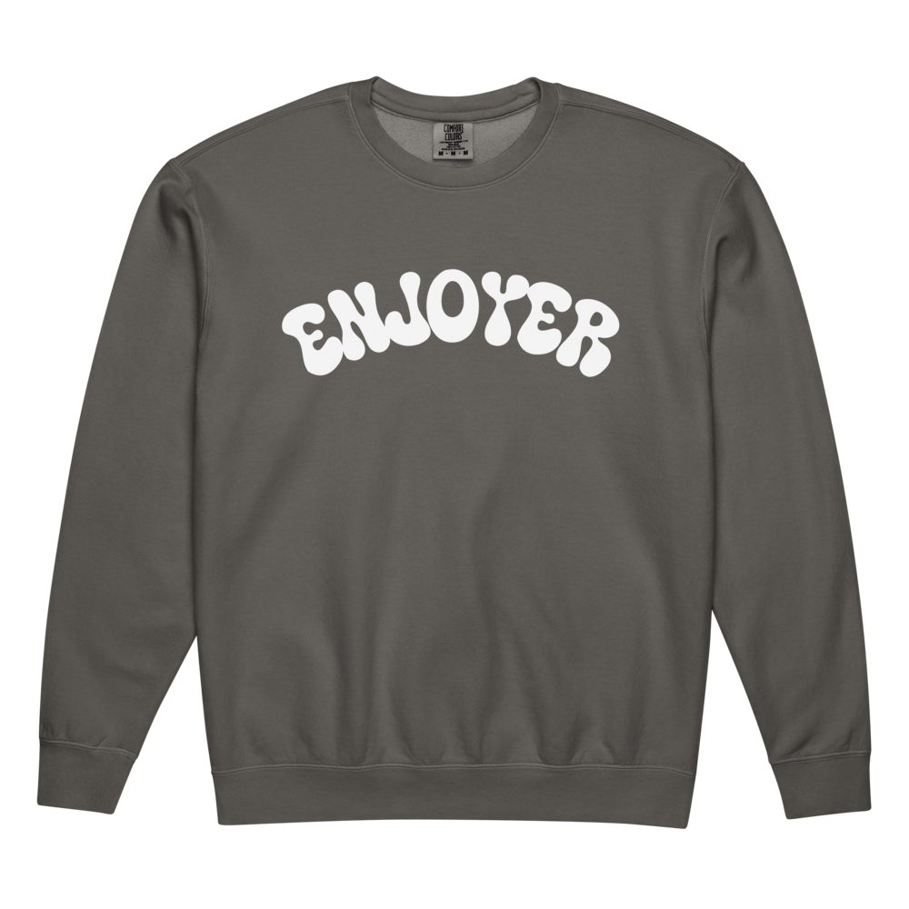 Joyful Enjoyer Women's Sweatshirt Retro Font